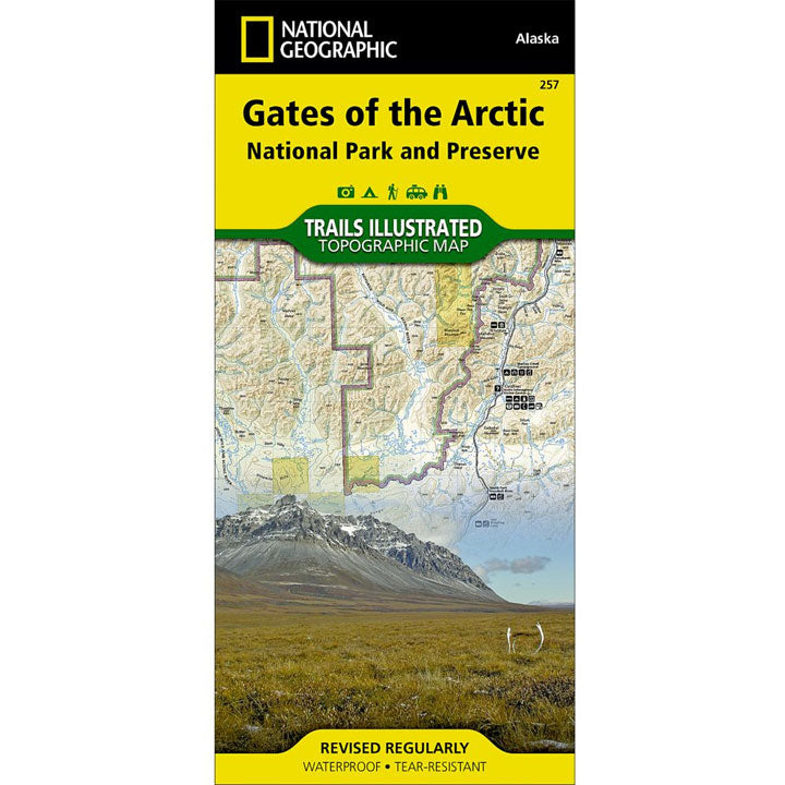 257 Gates of the Arctic National Park & Preserve Trail Map
