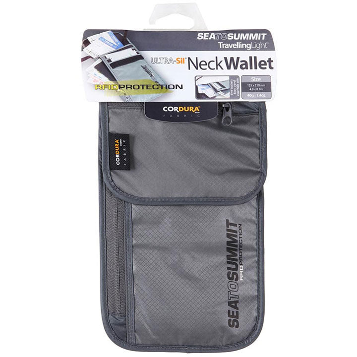 Travelling Light RFID Neck Wallet