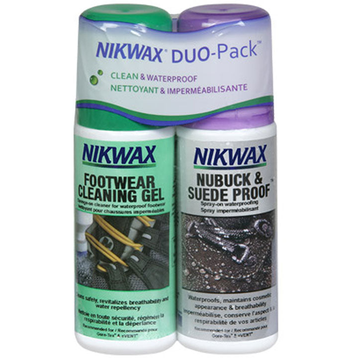 Nikwax Footwear DuoPack Nubuck and Suede Treatment