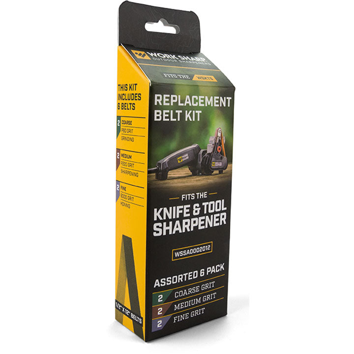 Work Sharp Assorted Belt Kit for Original Knife and Tool Sharpener