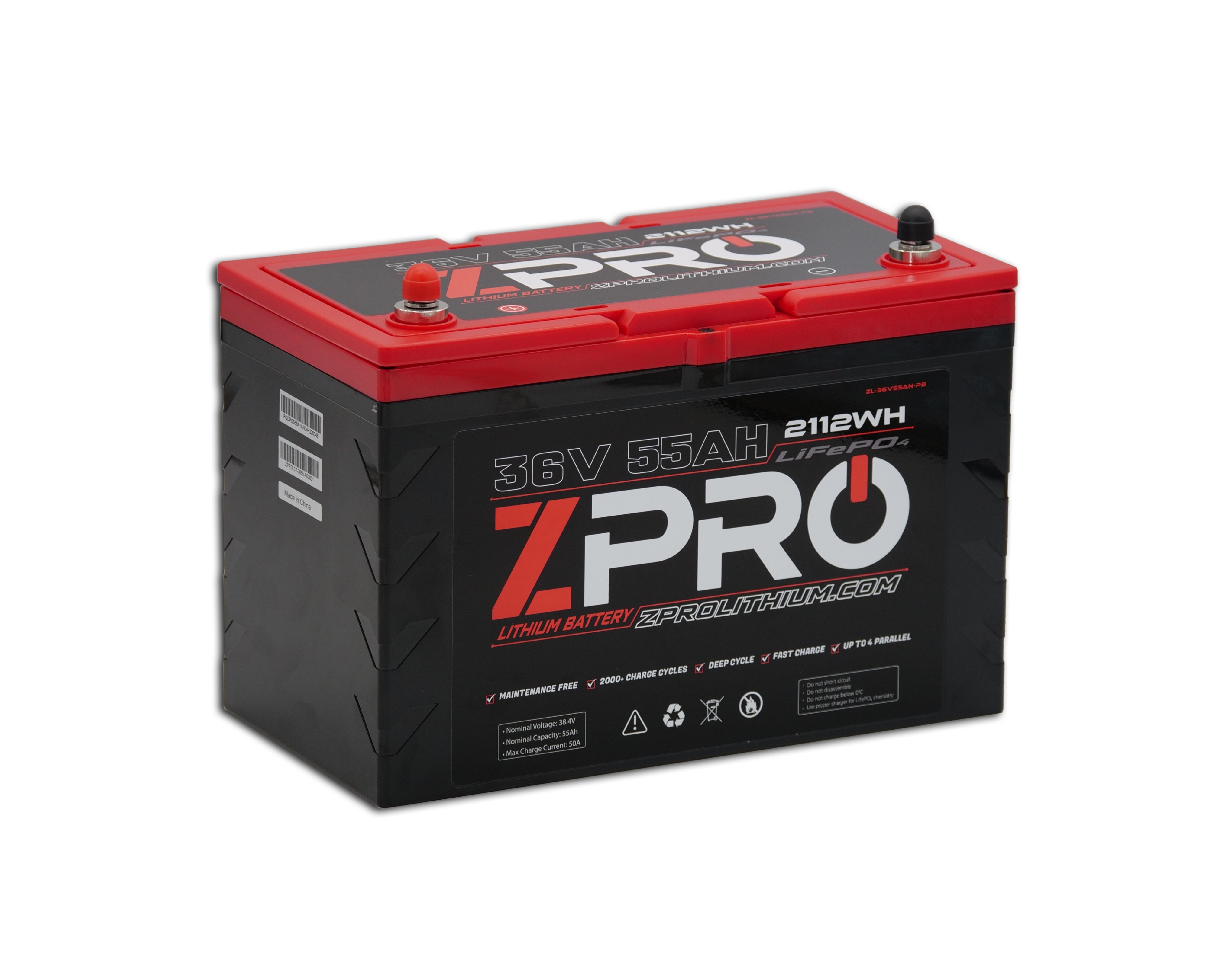 ZPRO 36V55AH LITHIUM BATTERY