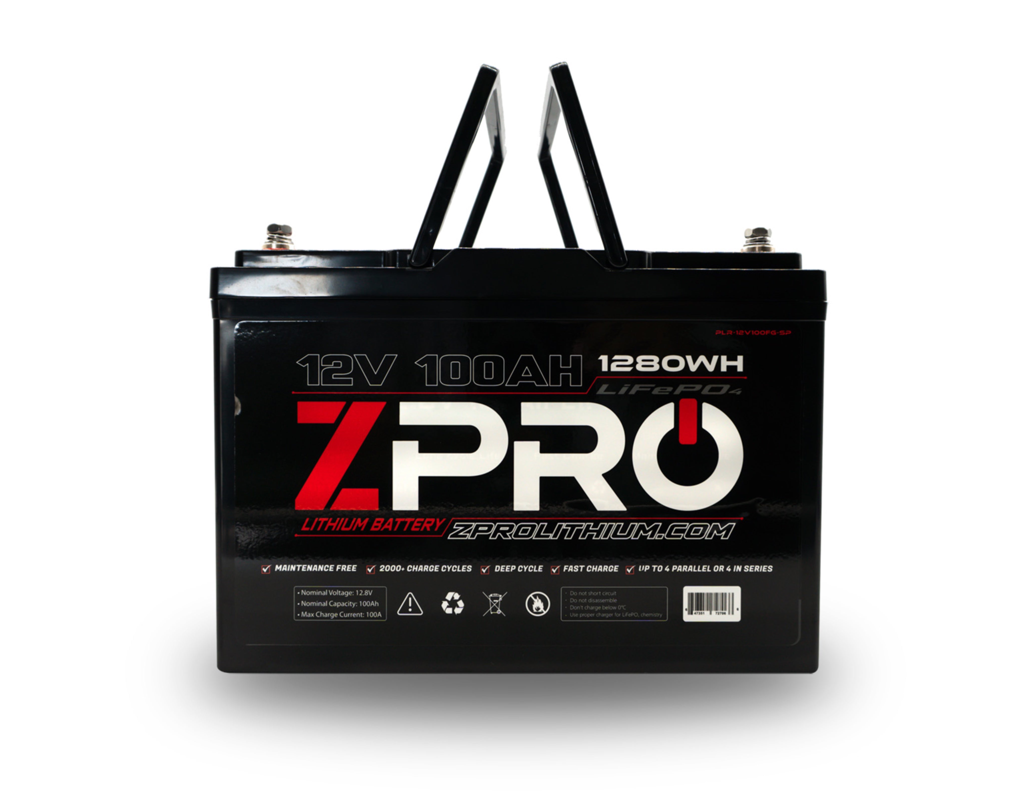 ZPRO 12V100AH LITHIUM BATTERY