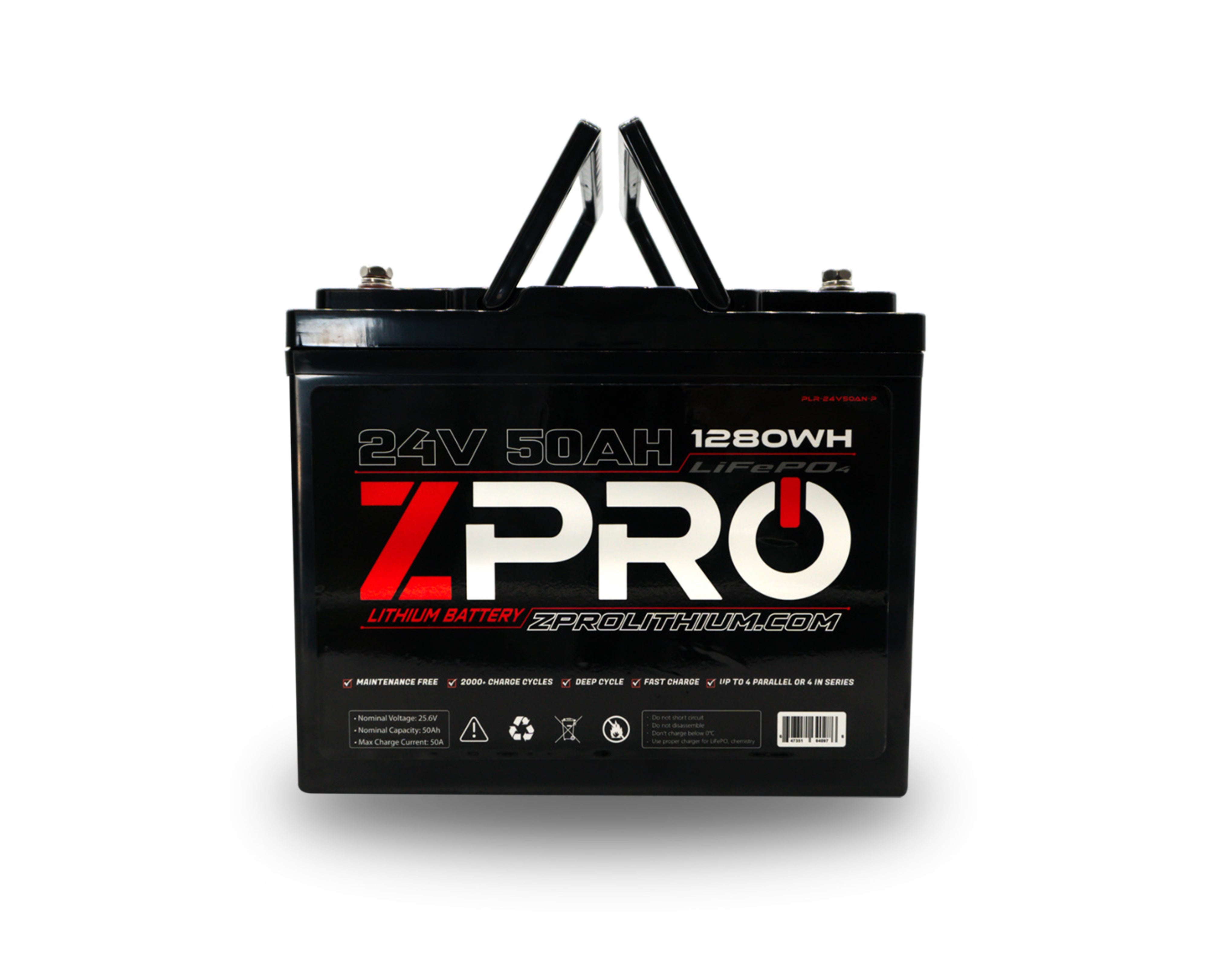 ZPRO 24V50AH LITHIUM BATTERY