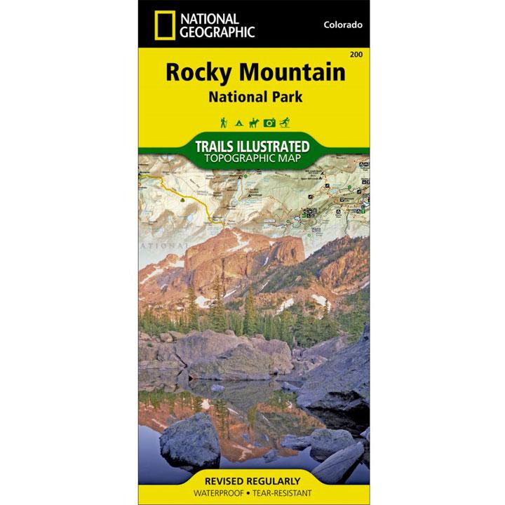 200 Rocky Mountain National Park Map Colorado