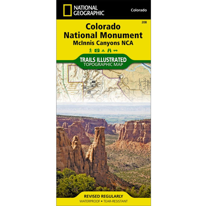 208 Colorado National Monument Trail Map