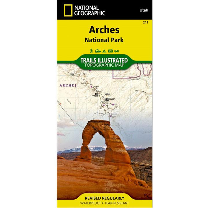 211 Arches National Park Map Utah