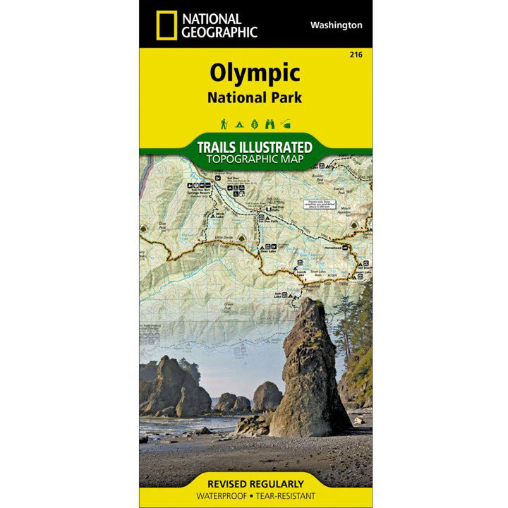 216 Olympic National Park Map Washington