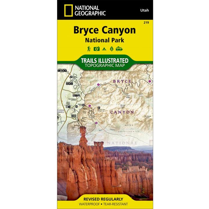 219 Bryce Canyon National Park Map Utah