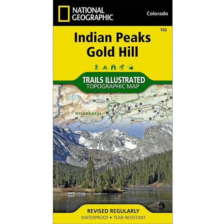 102 Indian Peaks - Gold Hill Map