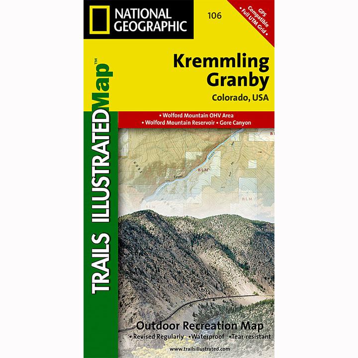 106 Kremmling - Granby Map