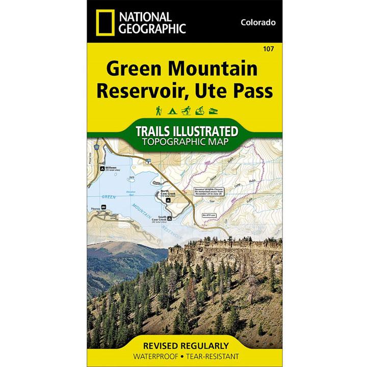 107 Green Mountain Reservoir - Ute Pass Map