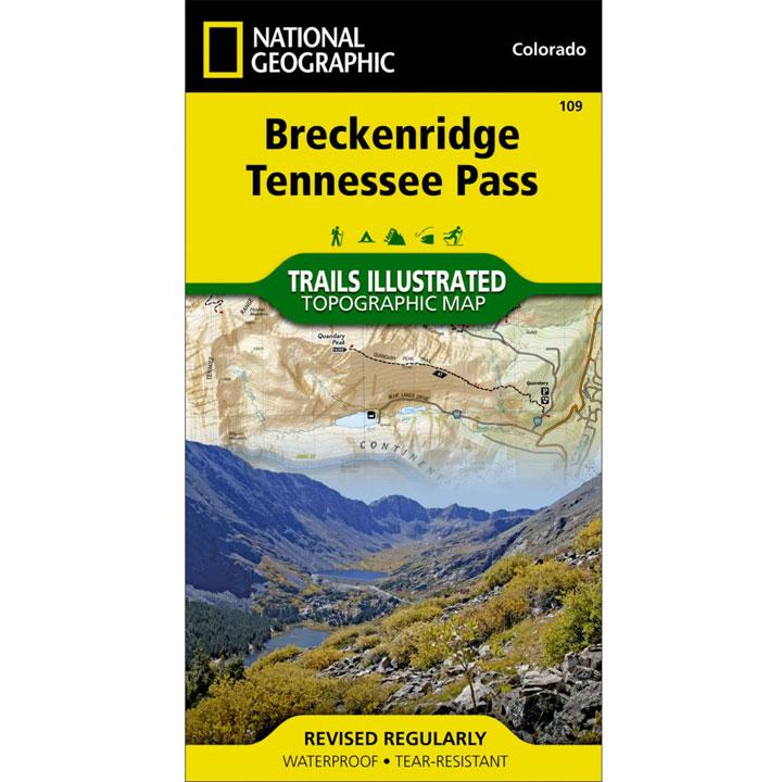 109 Breckenridge - Tennessee Pass Map Colorado