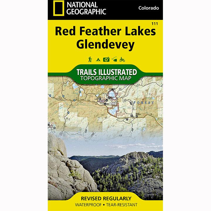 111 Red Feather Lakes - Glendevey Map Colorado