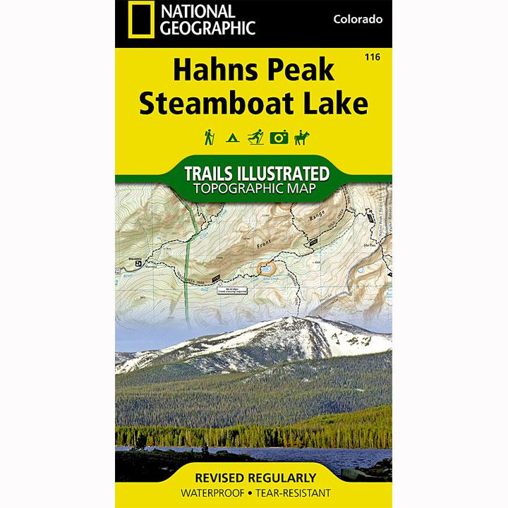 116 Hahns Peak - Steamboat Lake Map Colorado