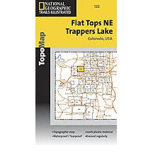 122 Flat Tops NE - Trappers Lake Map