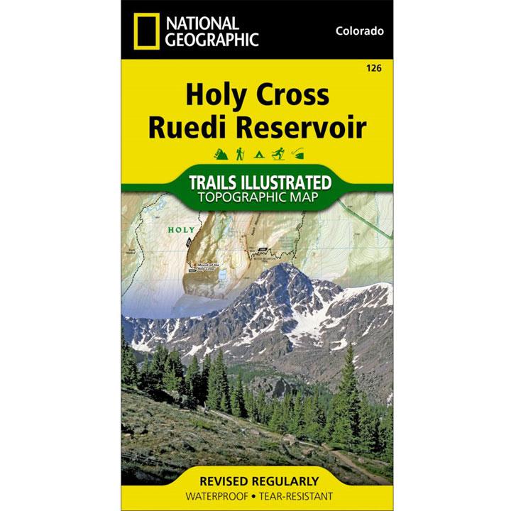 126 Holy Cross - Ruedi Reservoir Map Colorado