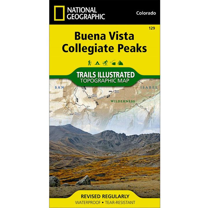 129 Buena Vista - Coll. Peaks Map Colorado