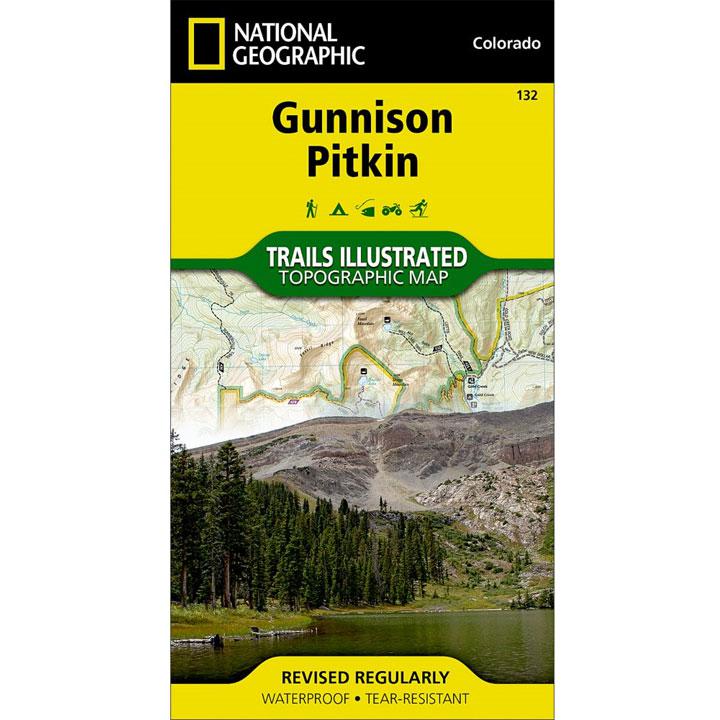 132 Gunnison - Pitkin Map Colorado