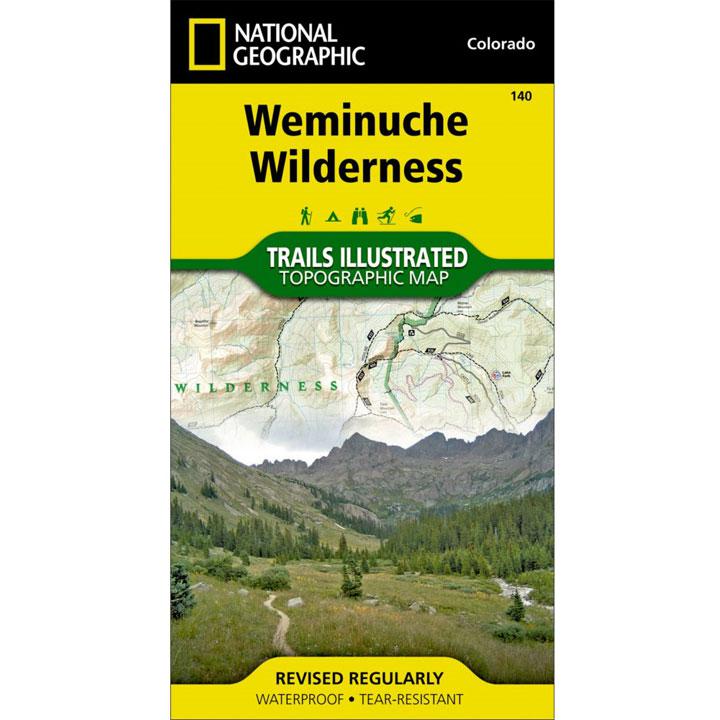 140 Weminuche Wilderness Trail Map Colorado