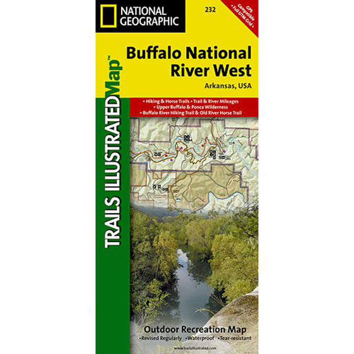 232 Buffalo National River West Map Arkansas