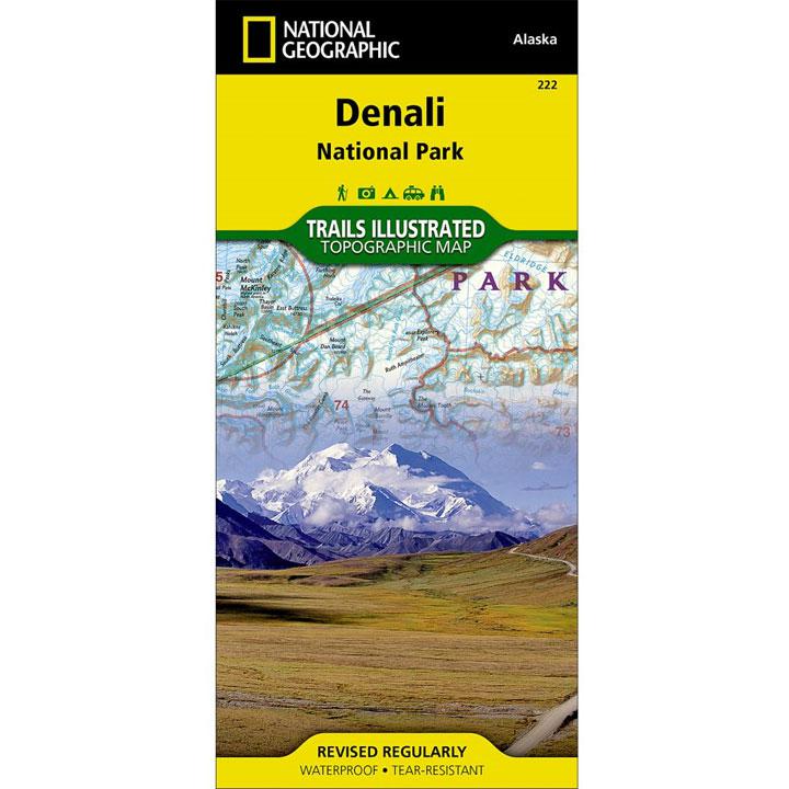 222 Denali National Park Map Alaska