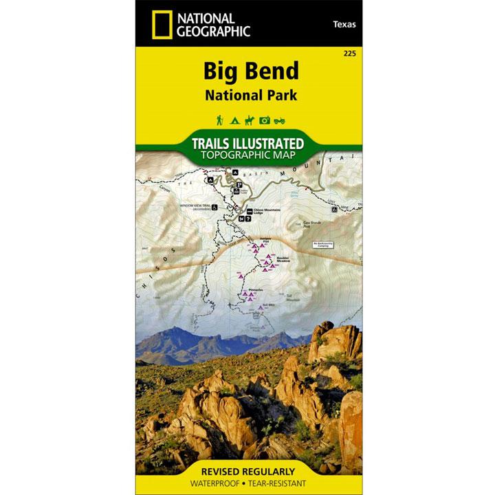 225 Big Bend National Park Map Texas