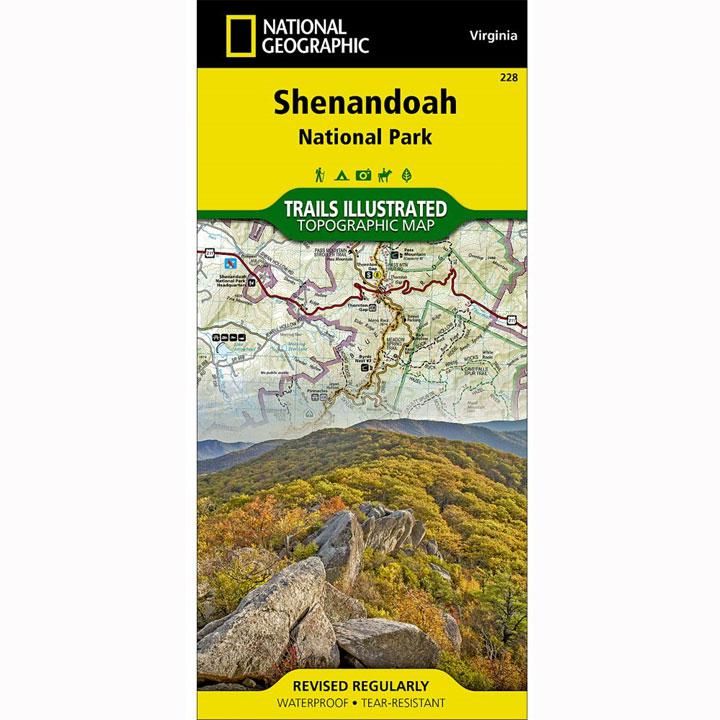 228 Shenandoah National Park Map Virginia