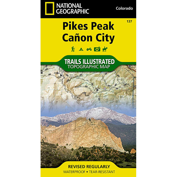 137 Pikes Peak - Canyon City Map Colorado