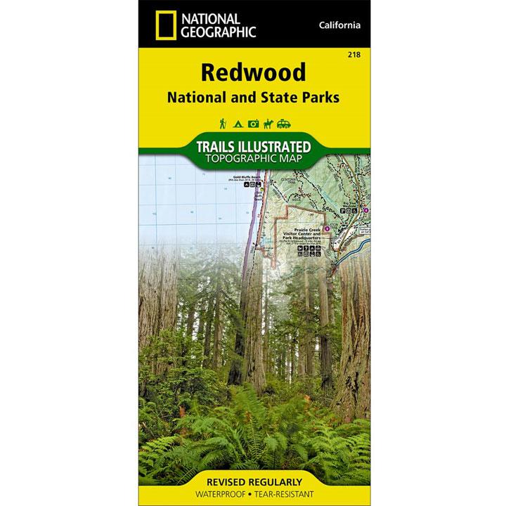 218 Redwood National Park Map