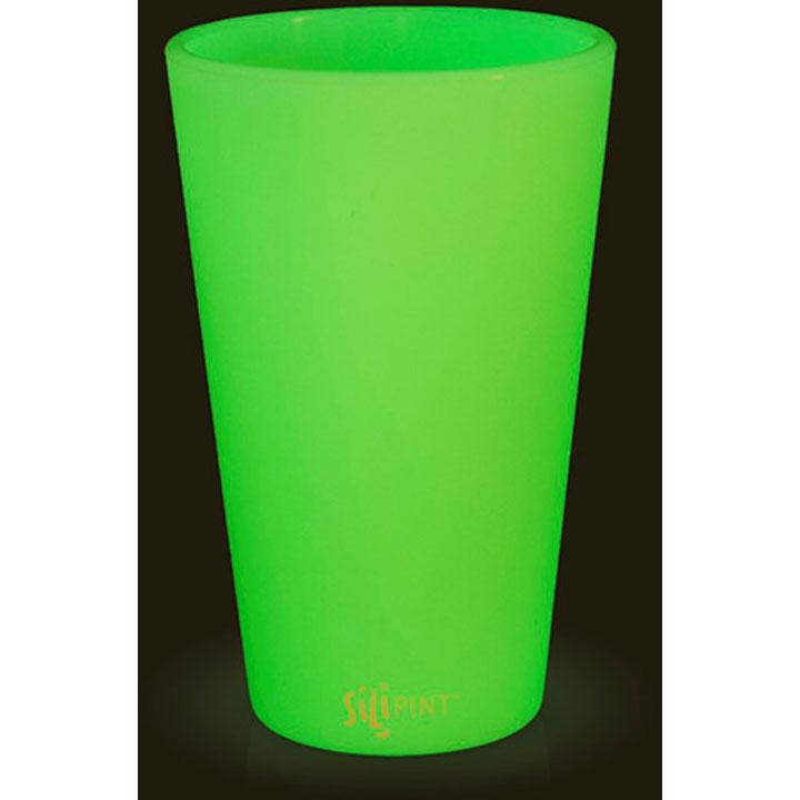 SiliPint Glow-In-The-Dark 16 Ounce Pint Glass