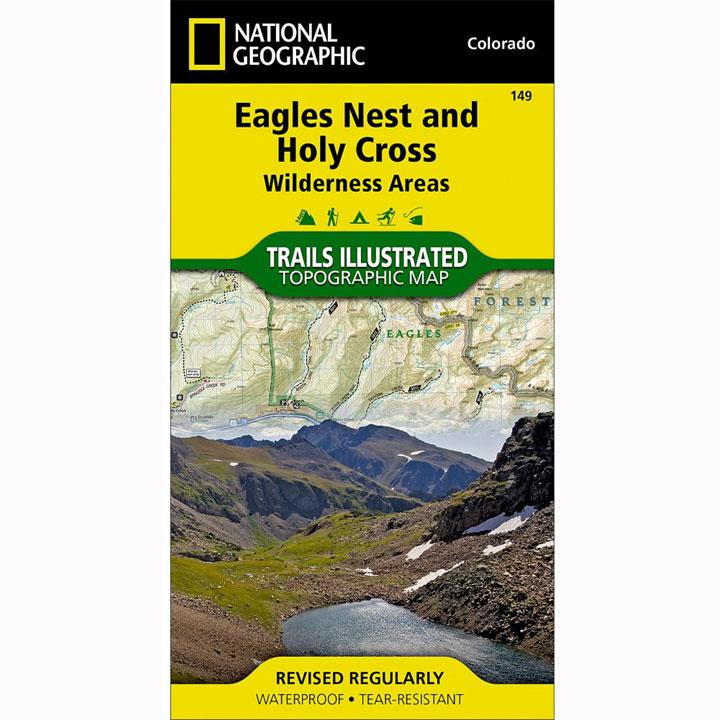 149 Eagles Nest - Holy Cross Trail Map Colorado