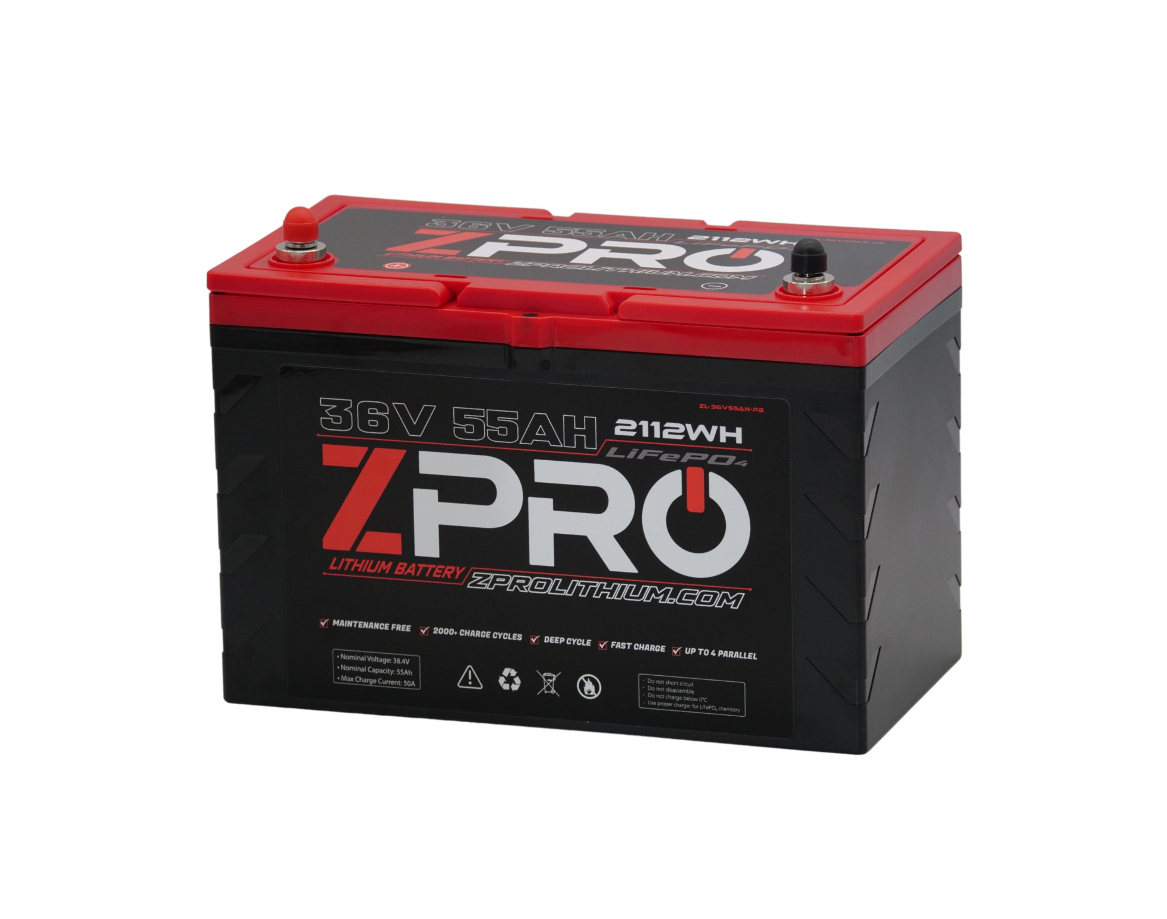 ZPRO 36V55AH LITHIUM BATTERY