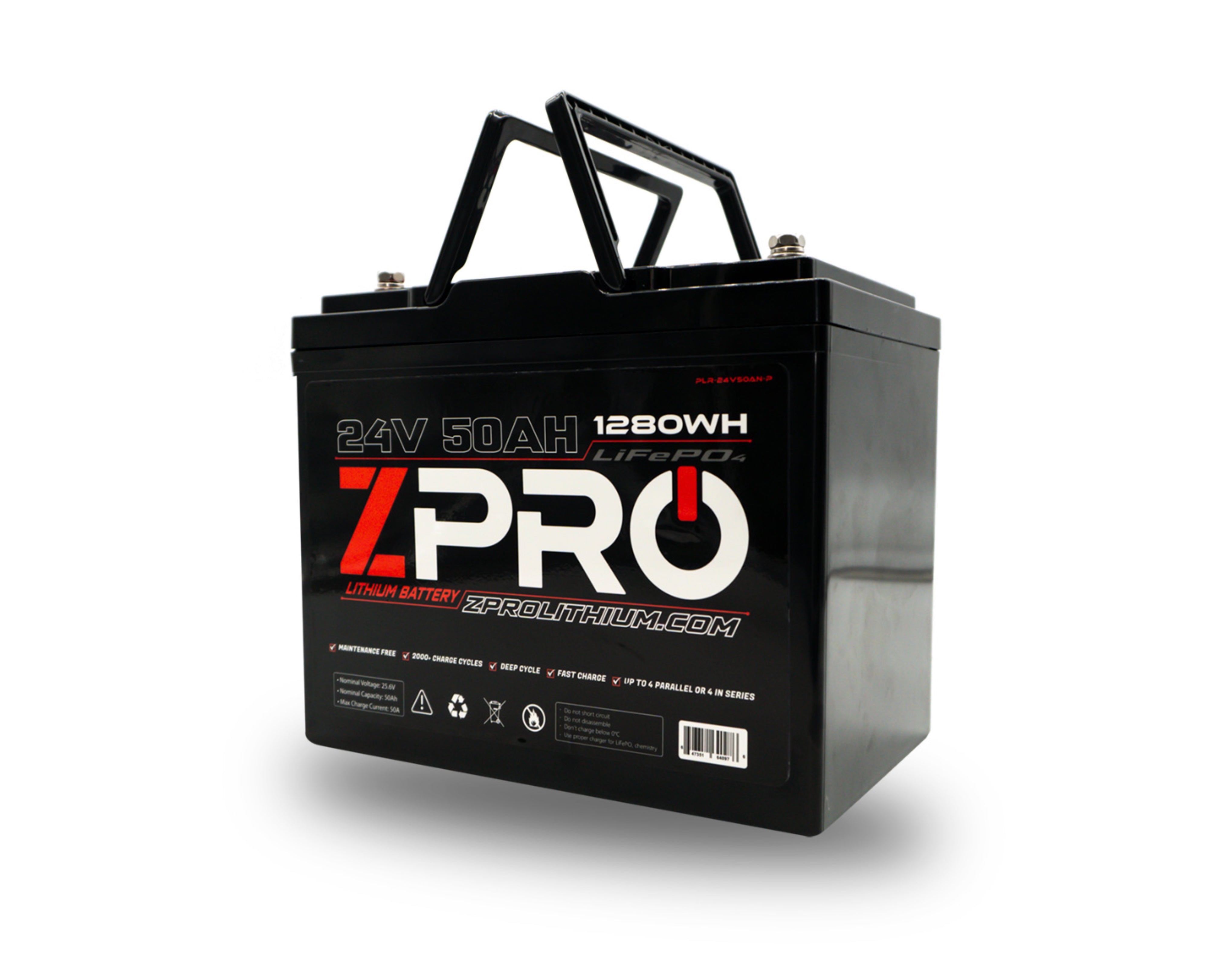 ZPRO 24V50AH LITHIUM BATTERY