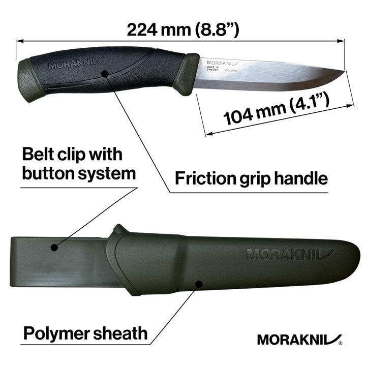 Morakniv Companion HD MG Carbon