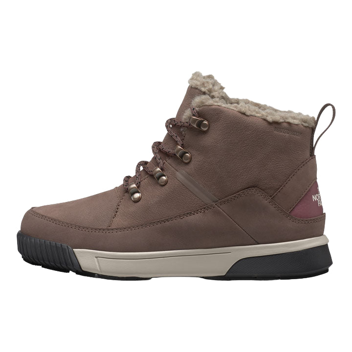 Womens Sierra Mid Lace WP Boot-Boots-The North Face-Deep Taupe/Wild Ginger-Mountain Sports
