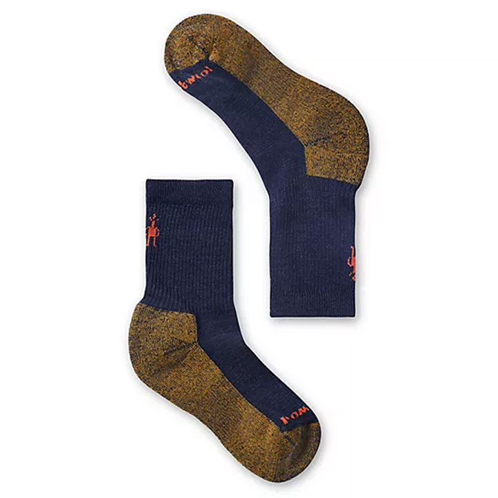Kids Hike Light Cushion Crew Socks-Socks & Underwear-Smartwool-Deep Navy-Mountain Sports