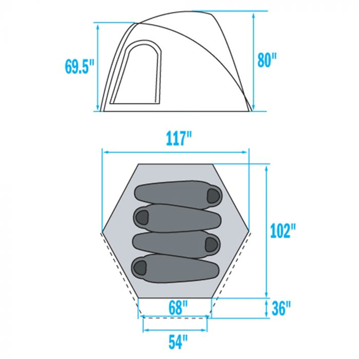 The North Face Super Dome 4 Tent
