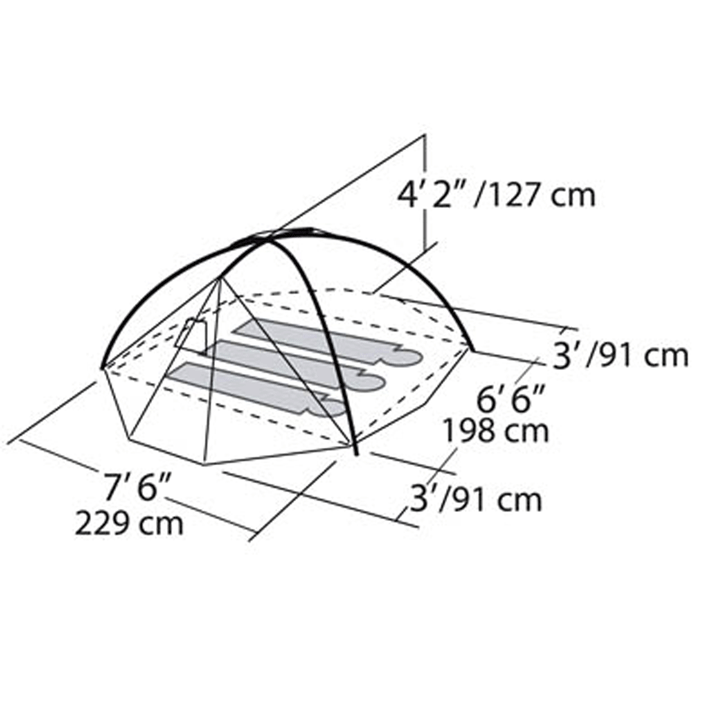 Eureka El Capitan 3+ Outfitter 3 Person Tent