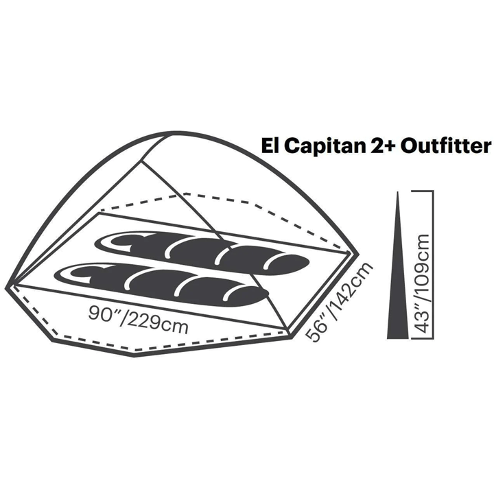 Eureka Capitan 2+ Outfitter 2 Person Tent