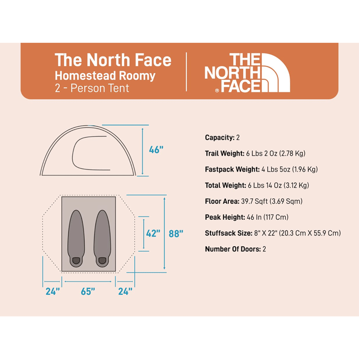 The North Face Homestead Roomy 2