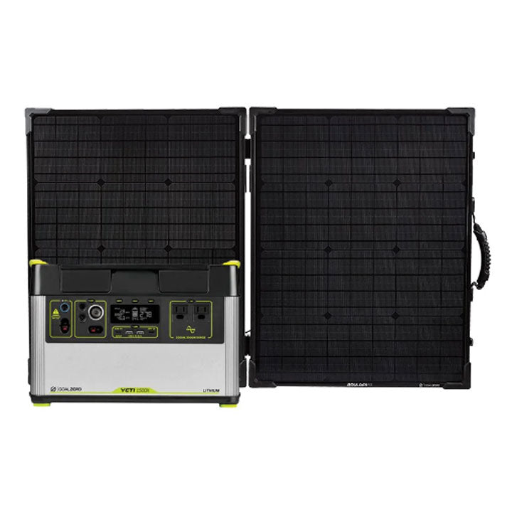 Goal Zero Yeti 1500X + Boulder 100 Briefcase Solar Generator