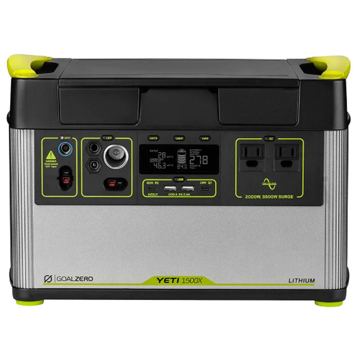 Goal Zero Yeti 1500X + Boulder 100 Briefcase Solar Generator