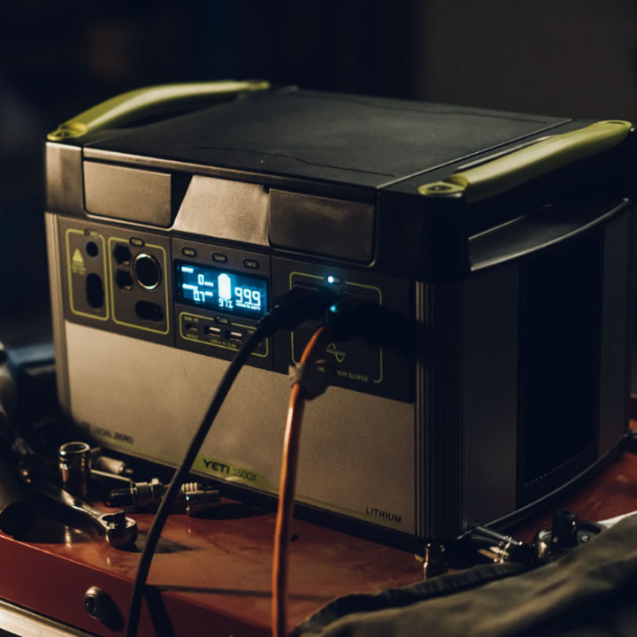 Goal Zero Yeti 1500X + Boulder 100 Briefcase Solar Generator