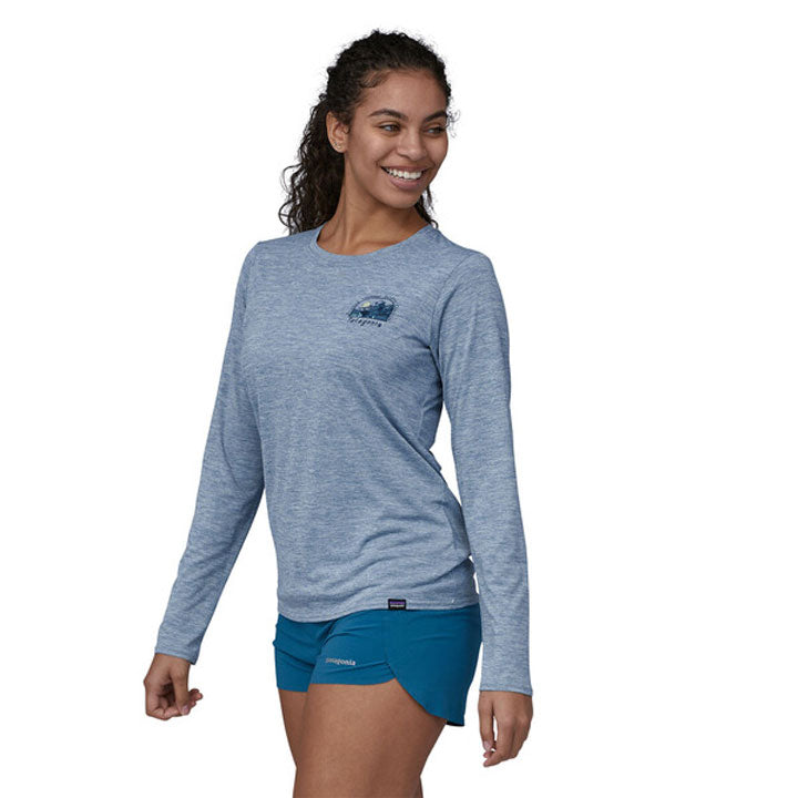 Patagonia Long-Sleeved Cool Daily Graphic Shirt - Lands Women — Mountain Sports