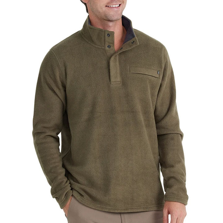 Free Fly Polar Fleece Snap Pullover Mens