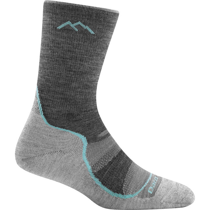 Womens Hiker Boot Lightweight Hiking Sock-Socks & Underwear-Darn Tough-Slate-Mountain Sports