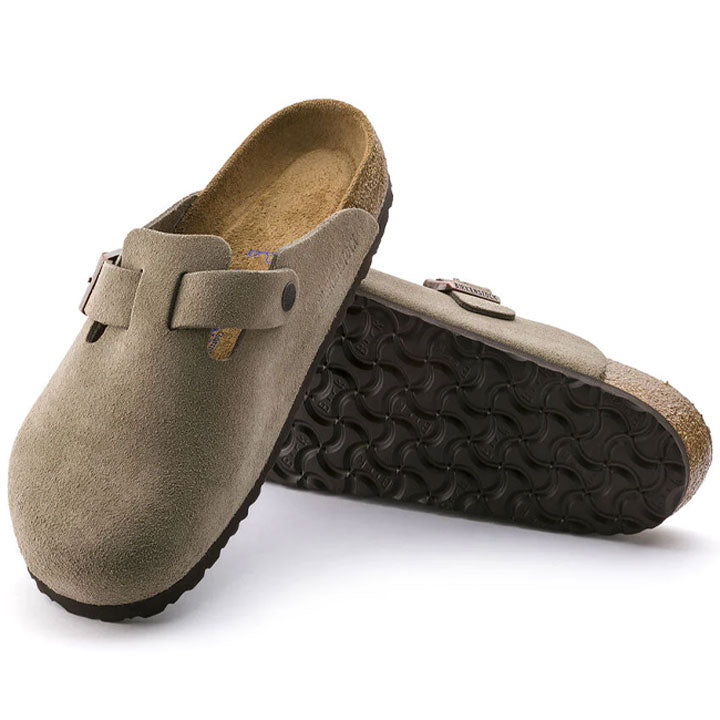 Birkenstock Boston Suede Leather Soft Footbed