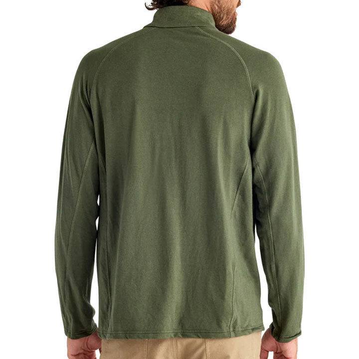Free Fly Bamboo Heritage Fleece Quarter Zip Mens