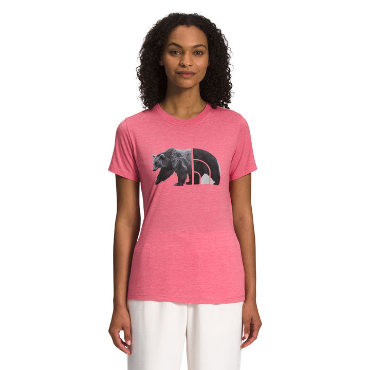 The North Face Short-Sleeve Tri-Blend Bear Tee Womens