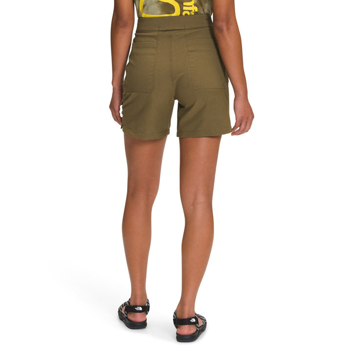 Womens Project Short-Shorts-The North Face-Military Olive-Mountain Sports